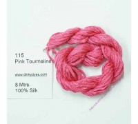 Шёлковое мулине Dinky-Dyes S-115 Pink Tourmaline